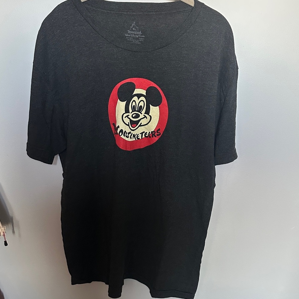 Disney Black Mickey Mouseketeers Short Sleeve Tee